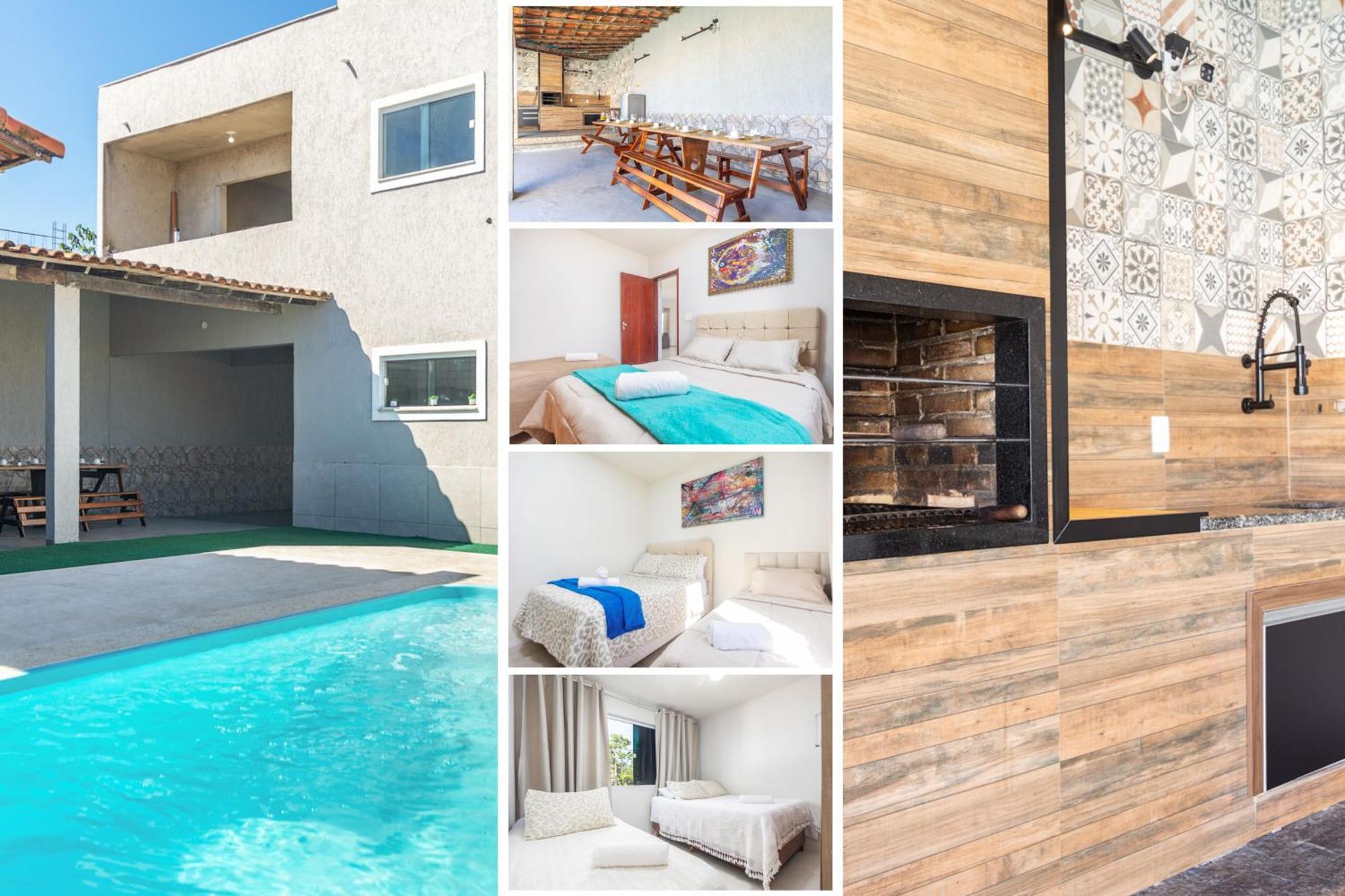 Refugio Tropical Casa De Praia Com Piscina Aquecida E 4 Suites E Garagem 3 Carros, 800 Mtrs Da Praia Internet 700 Mbps, Condominio Privado Com Pista De Skate , Quadra De Futevolei , Campos E Quadras De Futebol! Cabo Frio Exterior photo